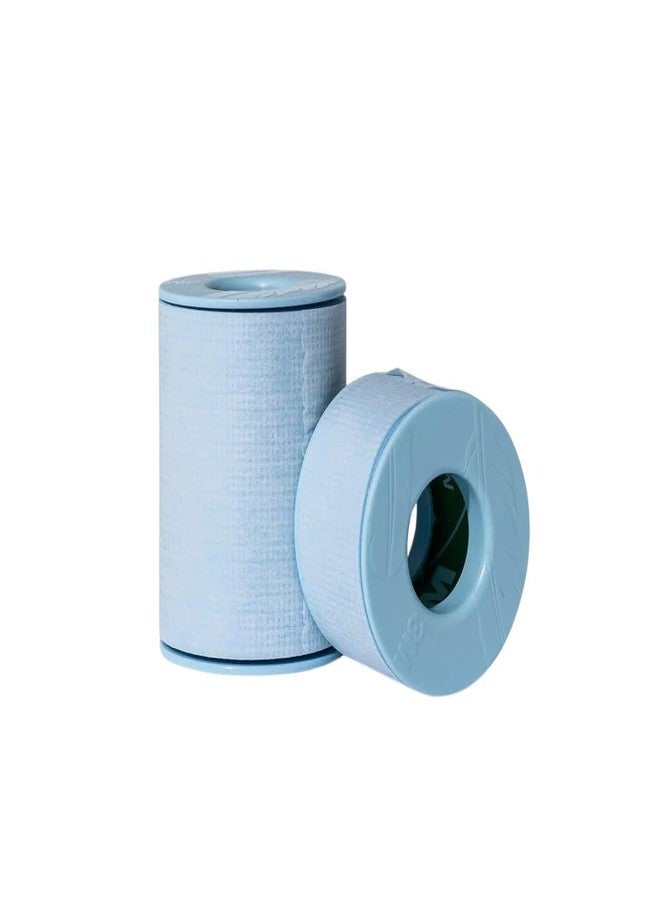 Comfort Axis 3M Kind Removal Silicone Tape, Latex-Free, Blue Surgical Tape 1" and 2" Tape with Length of 5 1/2 Yards Combo Pack - Image 2